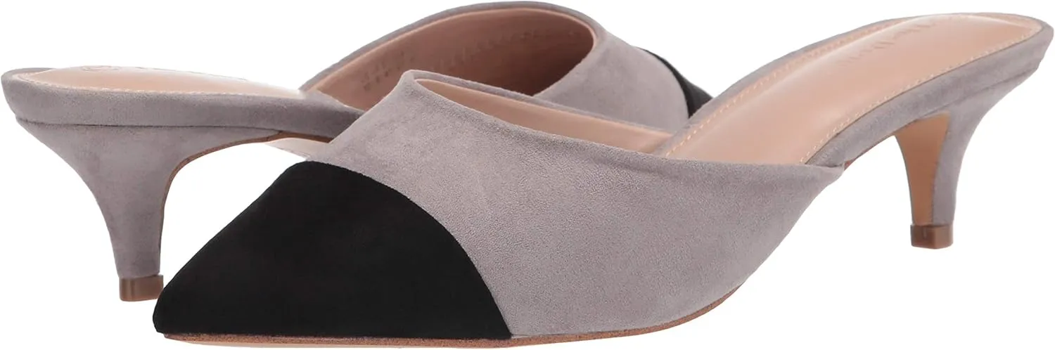 The Drop Women's Paulina Pointed-Toe Two-Tone Mule