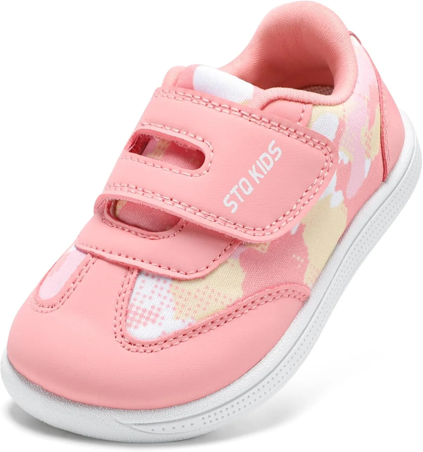 Toddler Wide Toe Box Shoes: Boys Barefoot Shoe Girl Sneakers Little Kids Tennis Non-Slip Zero Drop First Walking Breathable Running Athletic School Gym Sneaker