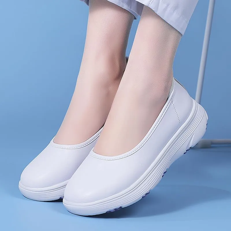 Touchmosees Air Cushion Nurse Sneakers Orthopedic Diabetic Walking Wedge Sneaker Platform Breathable Sneakers