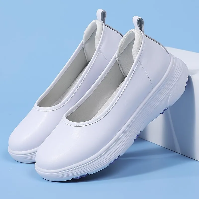 Touchmosees Air Cushion Nurse Sneakers Orthopedic Diabetic Walking Wedge Sneaker Platform Breathable Sneakers