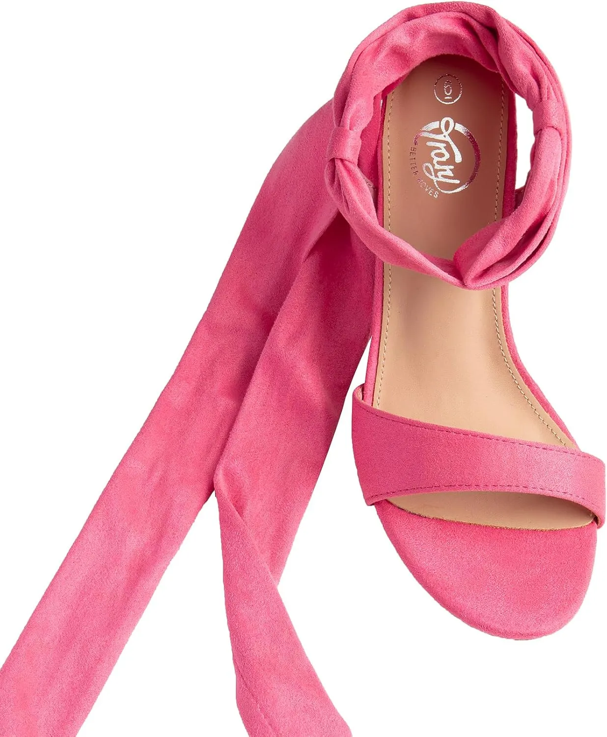 Trary Pink Purple Nude Red Black Heels for Women, Lace Up Chunky Heels for Women, Strappy Heels for Women Sandals, High Platform Stripper Heels, Comfortable Wide Width Tie Up Heels 3 Inch Open Toe