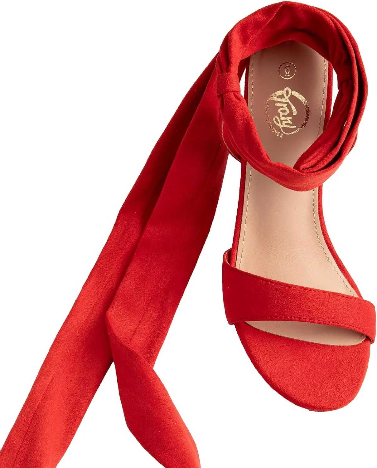 Trary Pink Purple Nude Red Black Heels for Women, Lace Up Chunky Heels for Women, Strappy Heels for Women Sandals, High Platform Stripper Heels, Comfortable Wide Width Tie Up Heels 3 Inch Open Toe