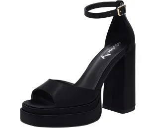 vivianly Women's Platform High Chunky Heels Sandals Open Toe Block Heeled Sandals Ankle Strap Pumps Party Dress Wedding
