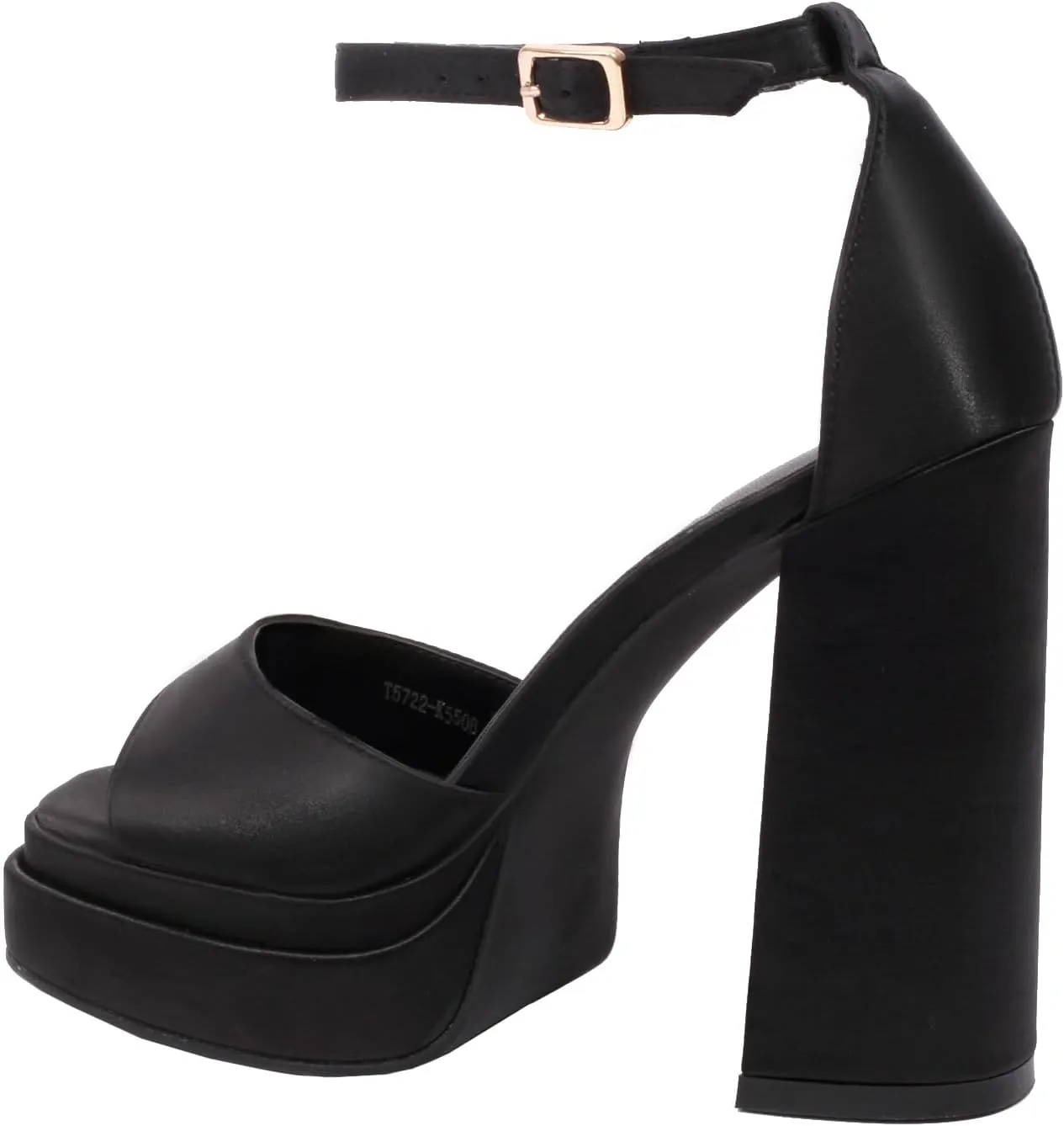 vivianly Women's Platform High Chunky Heels Sandals Open Toe Block Heeled Sandals Ankle Strap Pumps Party Dress Wedding