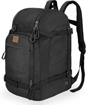 WOLT Ski Boot Bag Backpack 50L Snowboard Boot Bag for Travel for Snow Boots, Ski Helmet, Gloves, Goggles, Skiing Gear